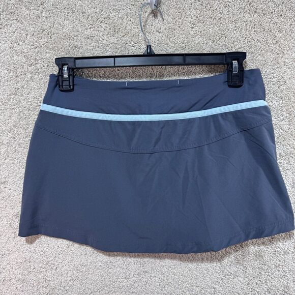 Title Nine Small Tennis Skort Skirt Blue Gray‎ Athletic Stretch Mini Pleated - Picture 6 of 10
